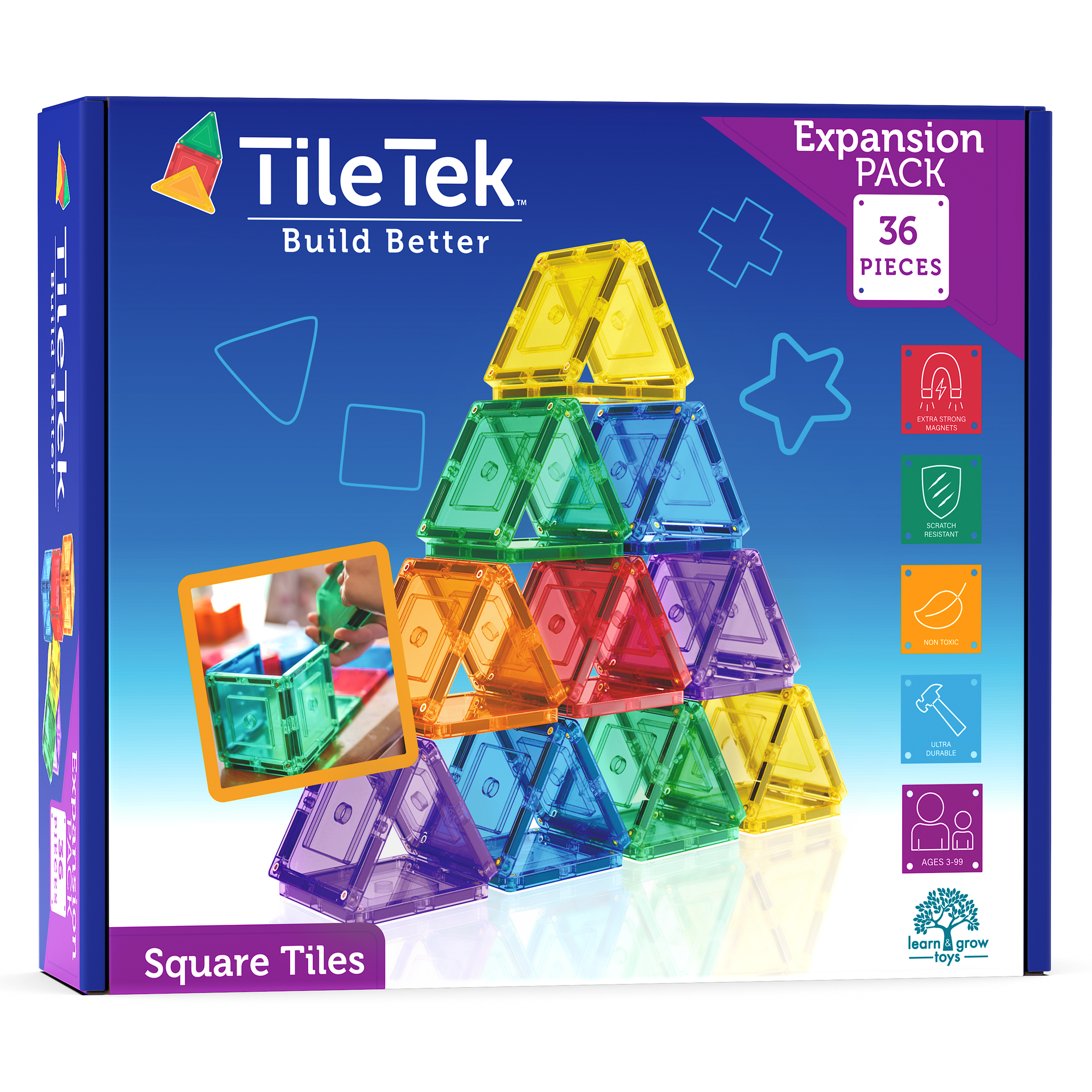magnetic shapes magnetic squares toy