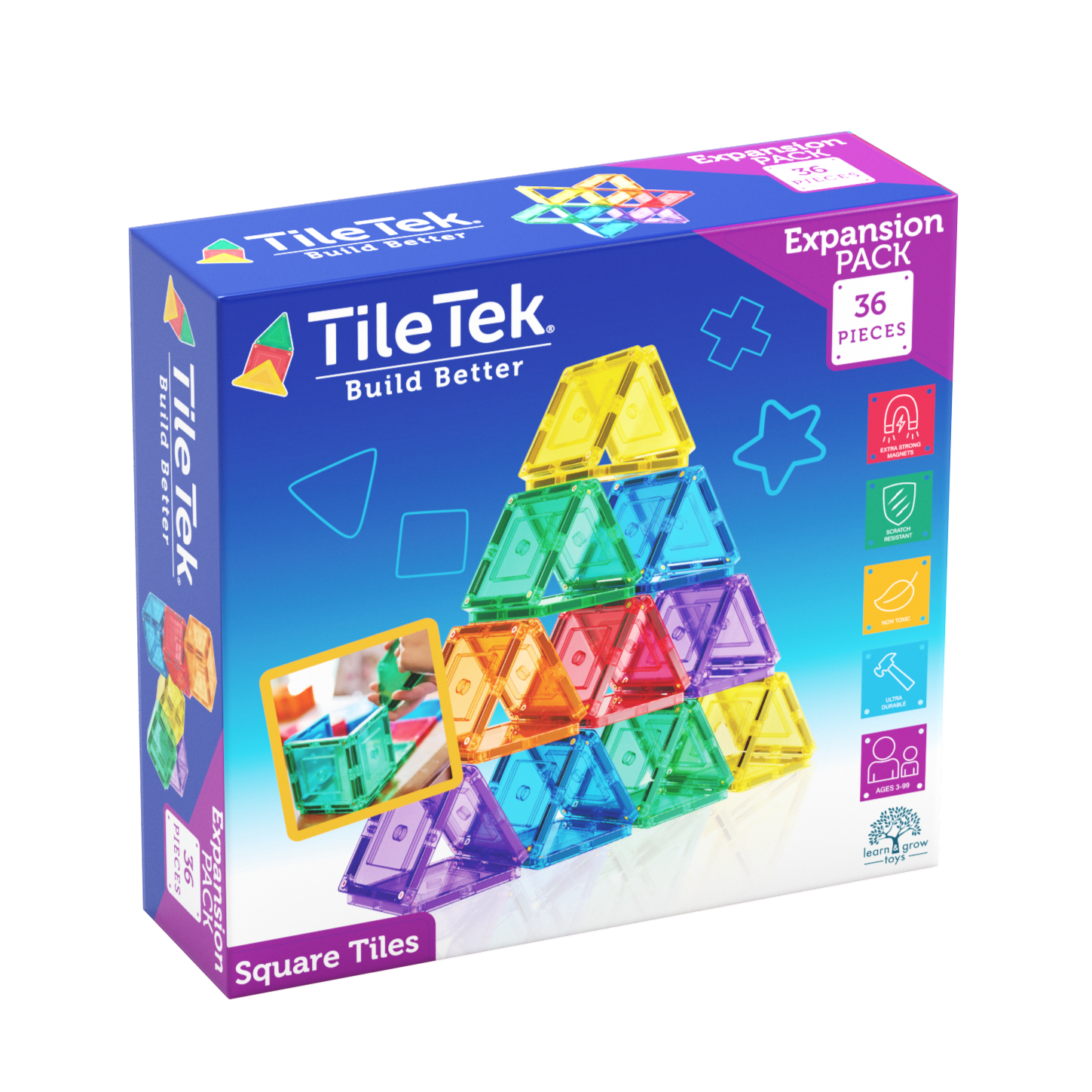 36 Piece Square Tiles