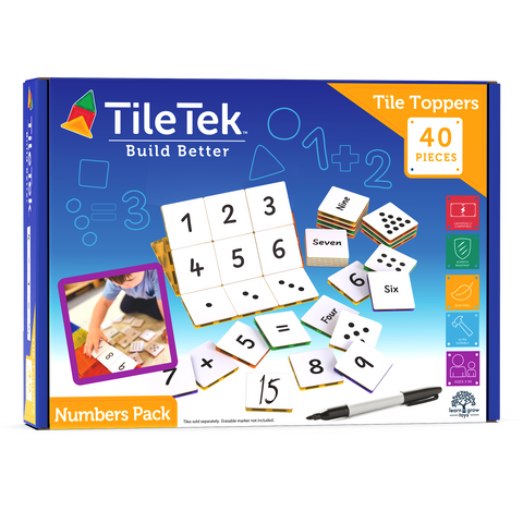 40 Piece Tile Topper - Number Pack