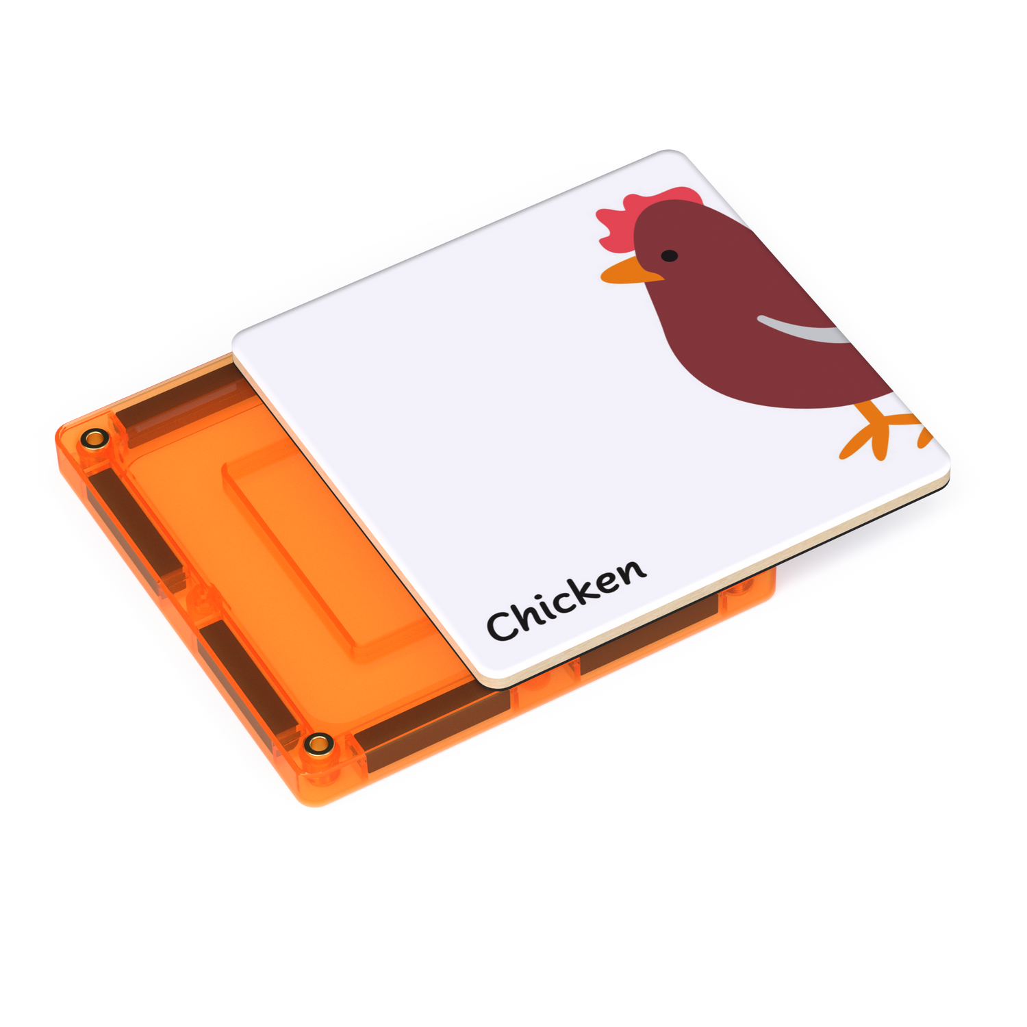 Learn & Grow Toys - Topper Magnetic Tile - Animal Duo Puzzle Pack (40 τεμάχια)