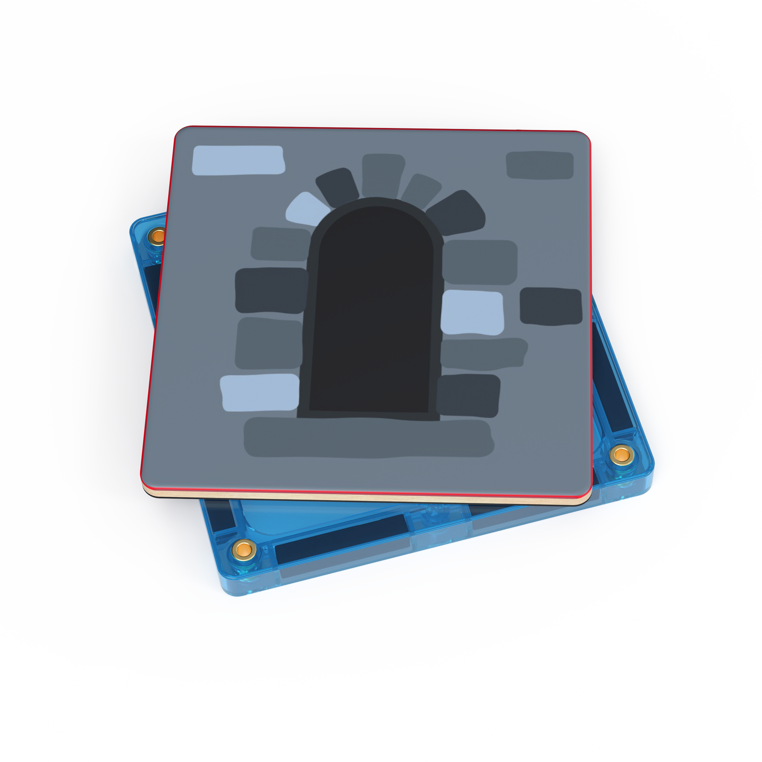 Learn & Grow Toys - Magnetic Tile Topper - Castle Pack (40 τεμάχια)