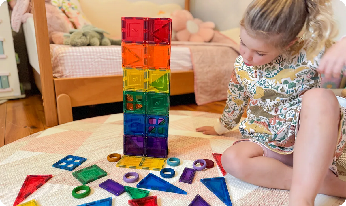 38 Piece Geometric Tiles